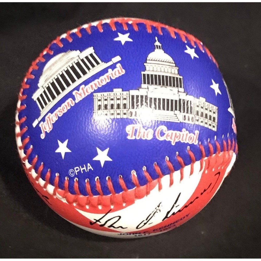 Washington DC Stripes With Monuments Souvenir baseball collectible ball